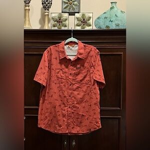 Field and Stream PFG style short sleeved shirt - sz M